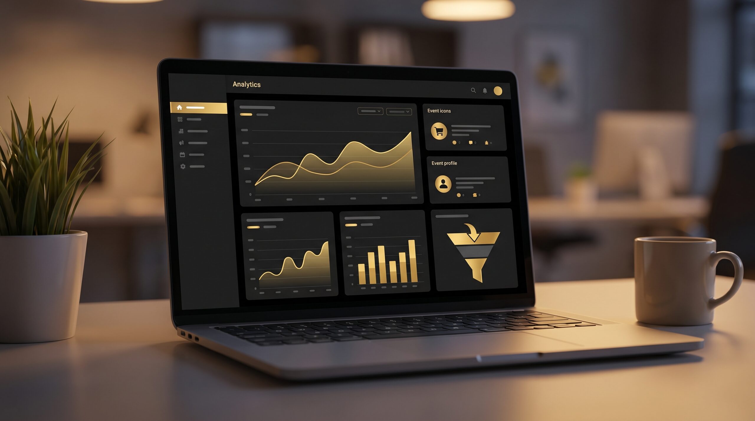 GA4 dashboard for small business analytics