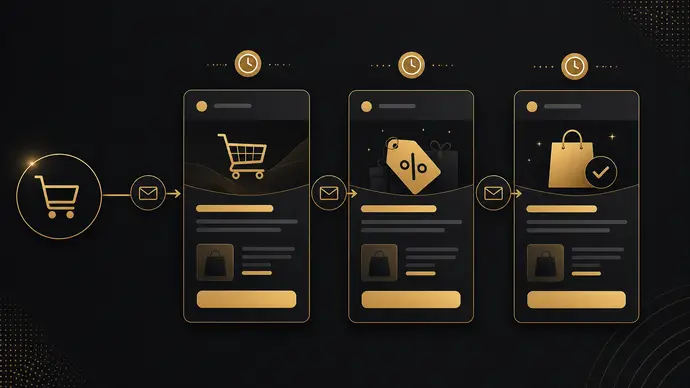 Abandoned cart email templates flow
