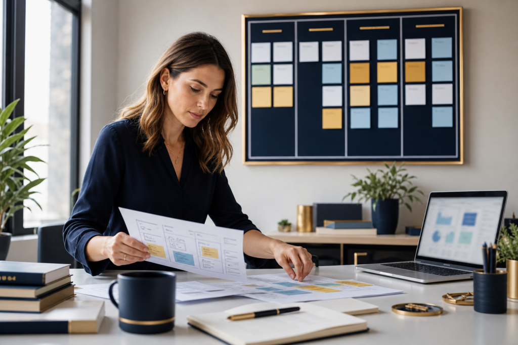 SEO roadmap template planning workspace