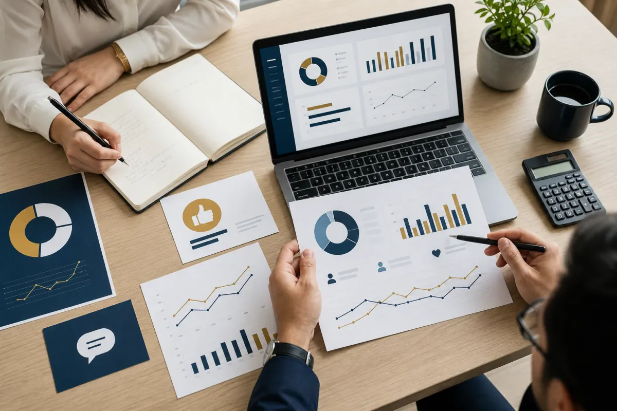 Team planning metrics for a social media analytics dashboard