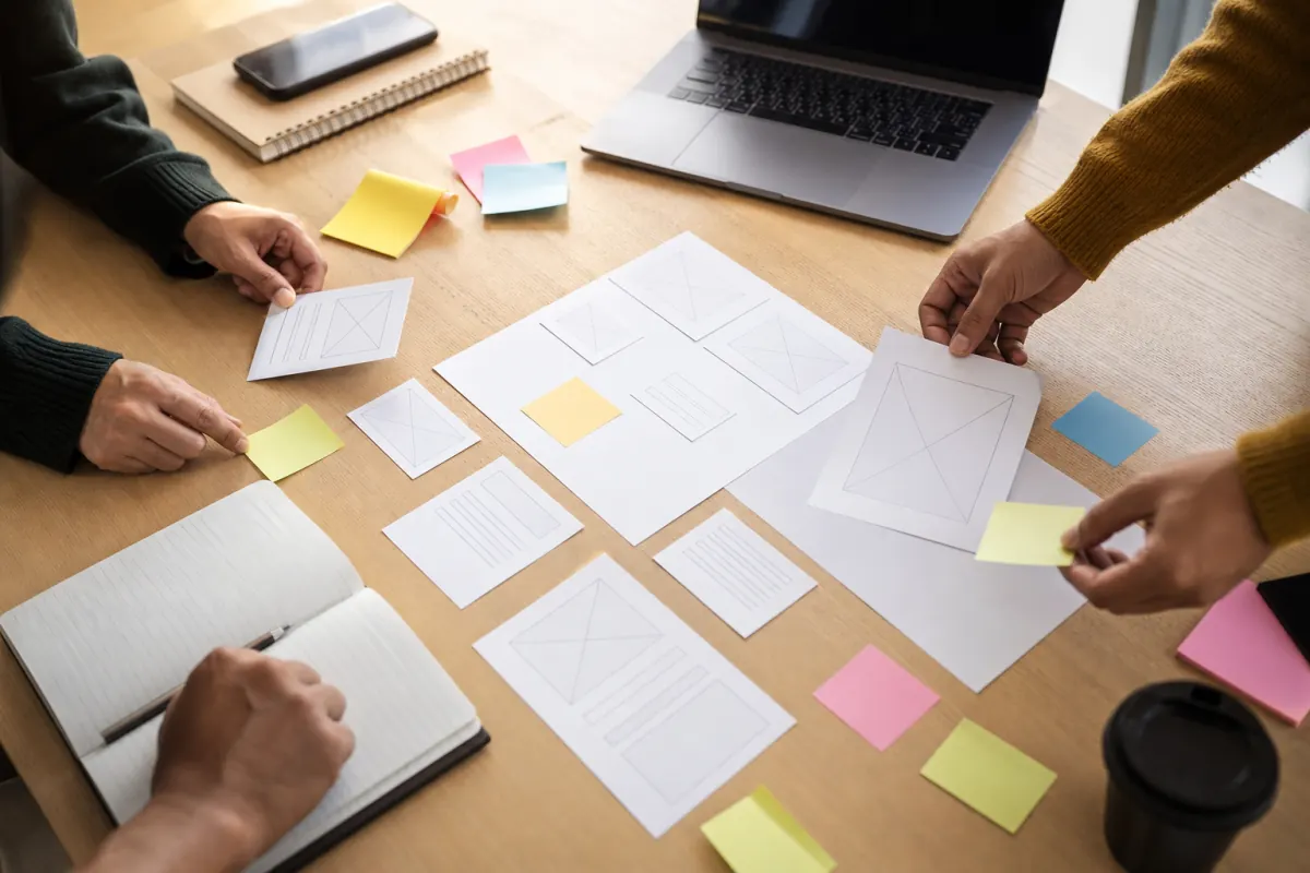 Team organizing page topics for a keyword mapping template
