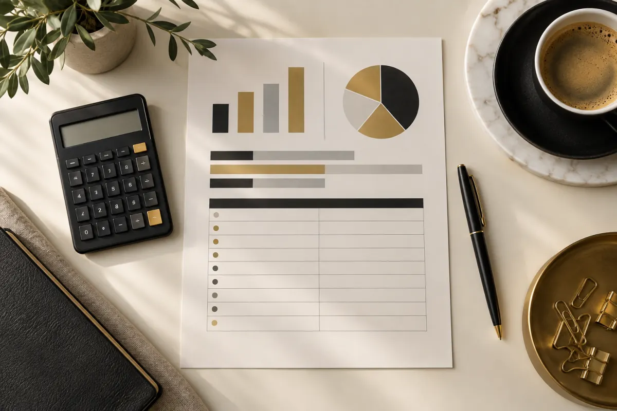 Campaign worksheet and calculator used to calculate cost per lead