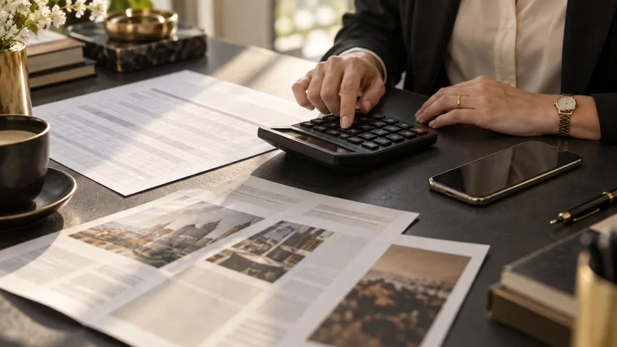 Calculator and campaign data used to estimate earned media value