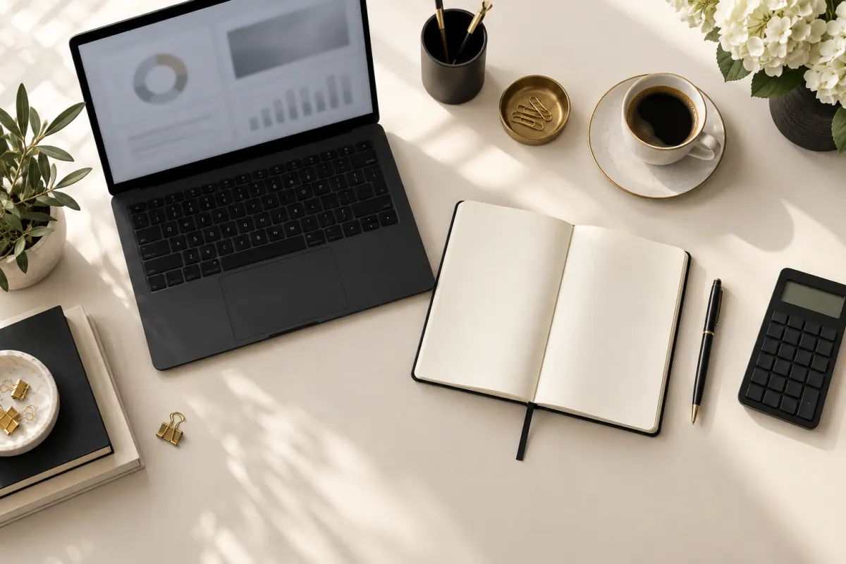 Marketing dashboard planning workspace